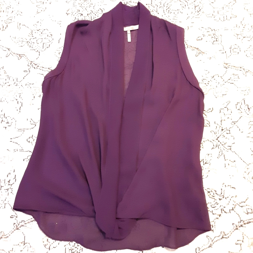 Halston Heritage Purple Top